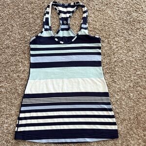 Striped lululemon Racerback Tank Top